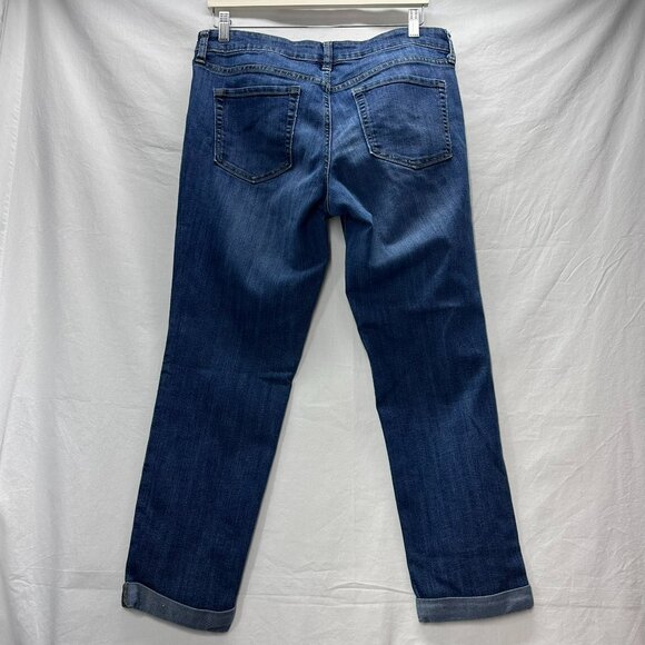 Gap Sexy Boyfriend Fit Jeans Size 10/30R Blue 100% Cotton Women’s Relaxed EUC - Picture 2 of 7